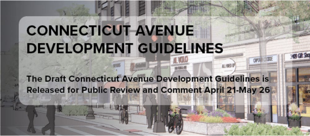 Connecticut Avenue Development Guidelines released for public review