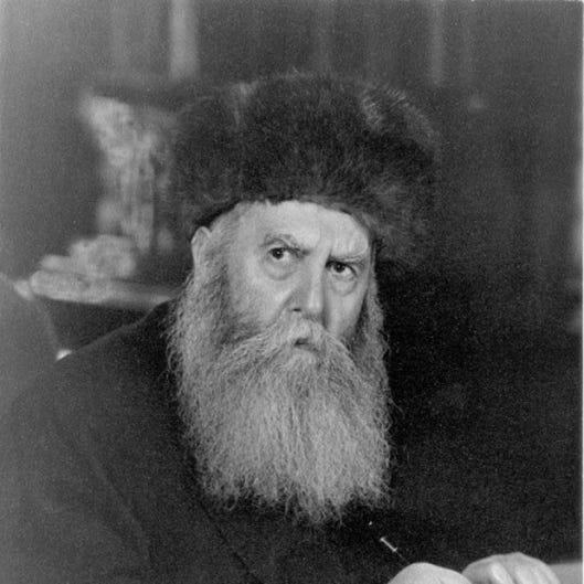 Frierdige Rebbe, aka Rayatz, aka the 6th Lubavitcher Rebbe ---------- Ребе Фрирдидж, он же Раяц, он же 6-й Любавический Ребе - лидер Хабада