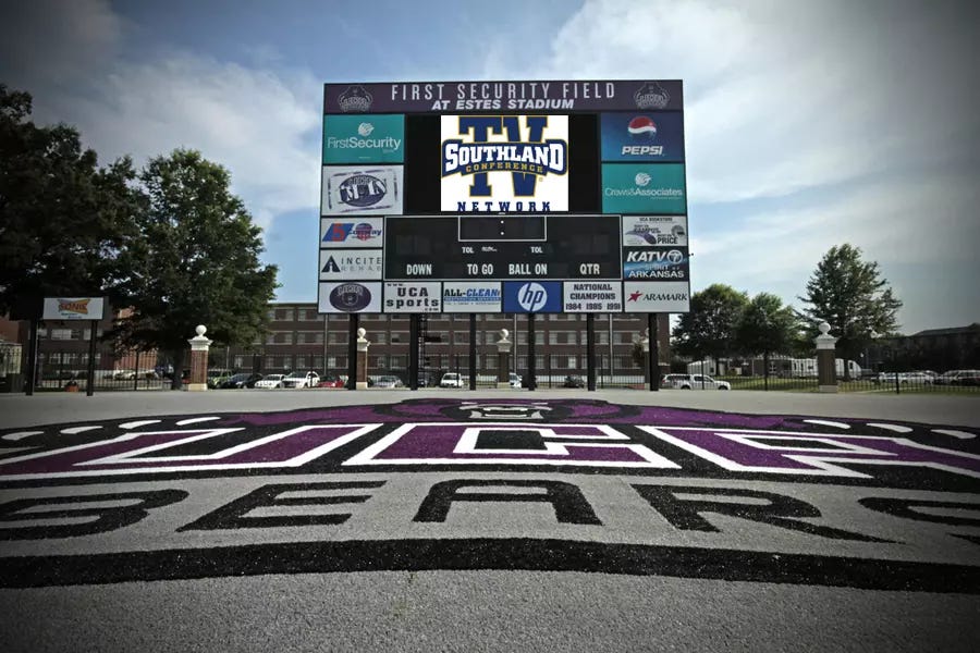 SOUTHLAND NETWORK TO BROADCAST THREE GAMES - University of Central Arkansas  Athletics