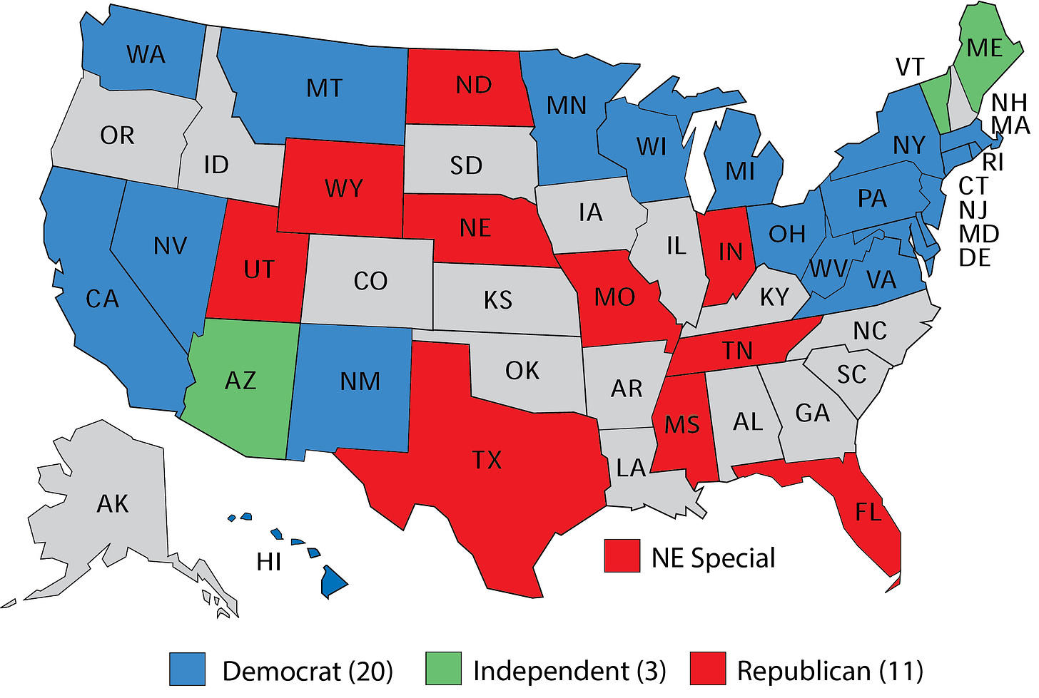 2024 Senate - Sabato's Crystal Ball