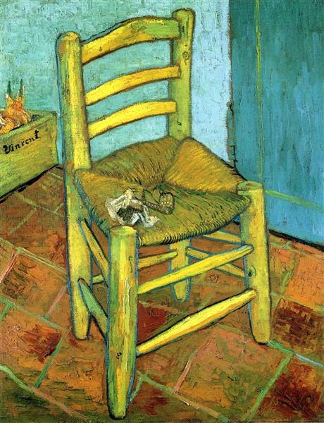 Van Gogh's Chair, 1889 - Vincent van Gogh