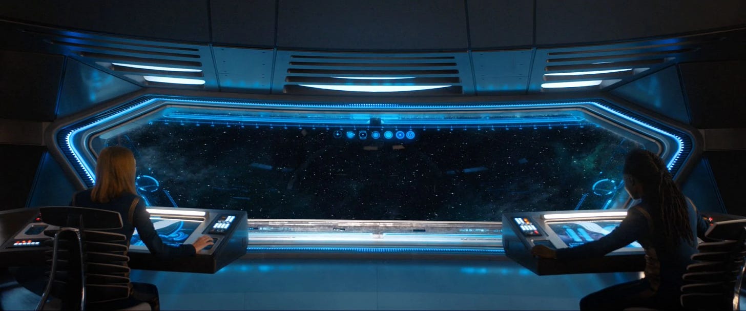 Star Trek Discovery bridge view screen