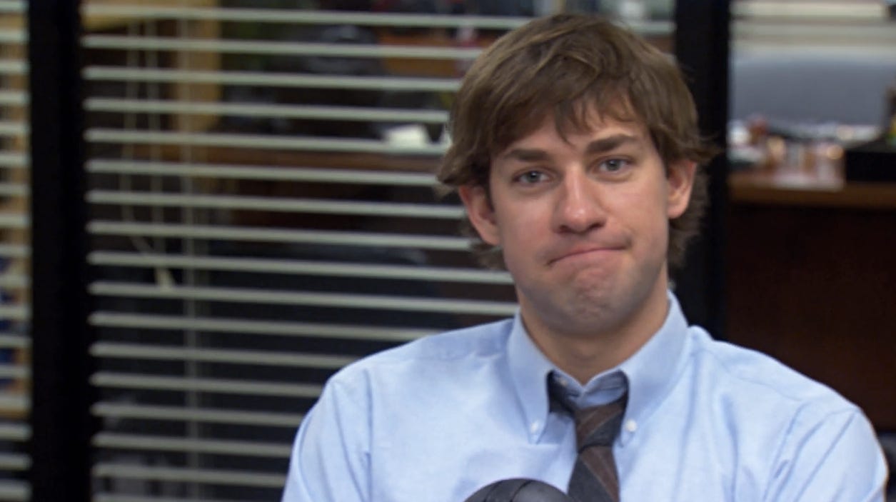 Jim Halpert is a Sociopath. When the American version of The Office… | by  Peter Bryan | Medium