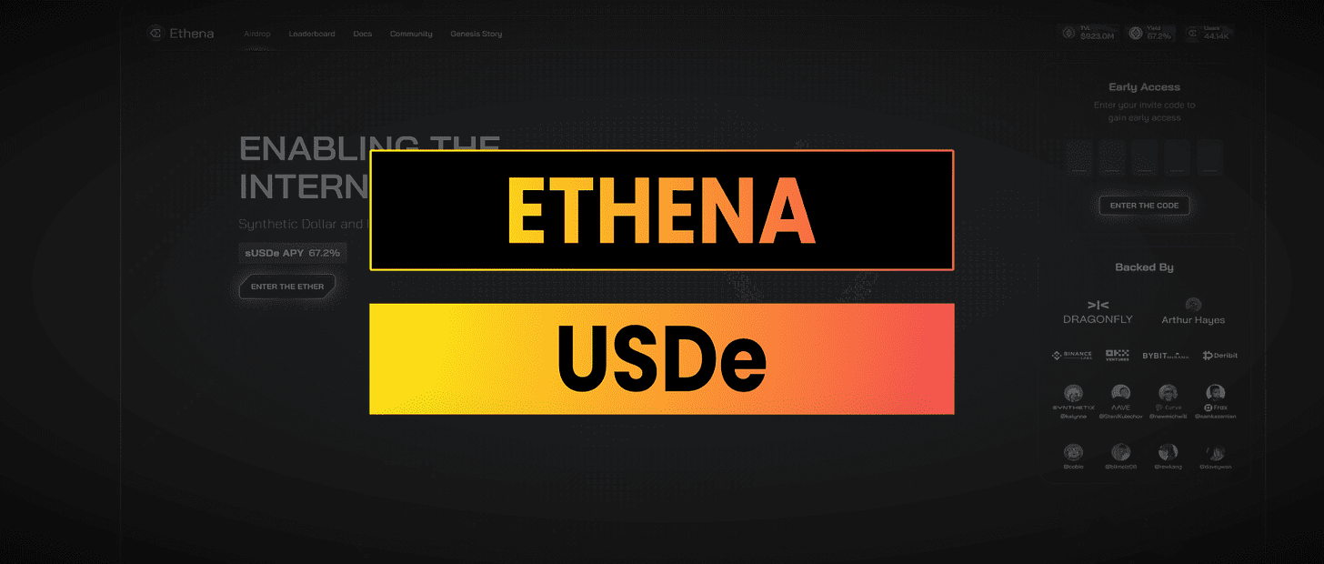 Ethena USDe | DeFi Analysis Report