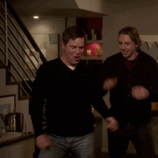 Adam and Crosby dancing on Parenthood