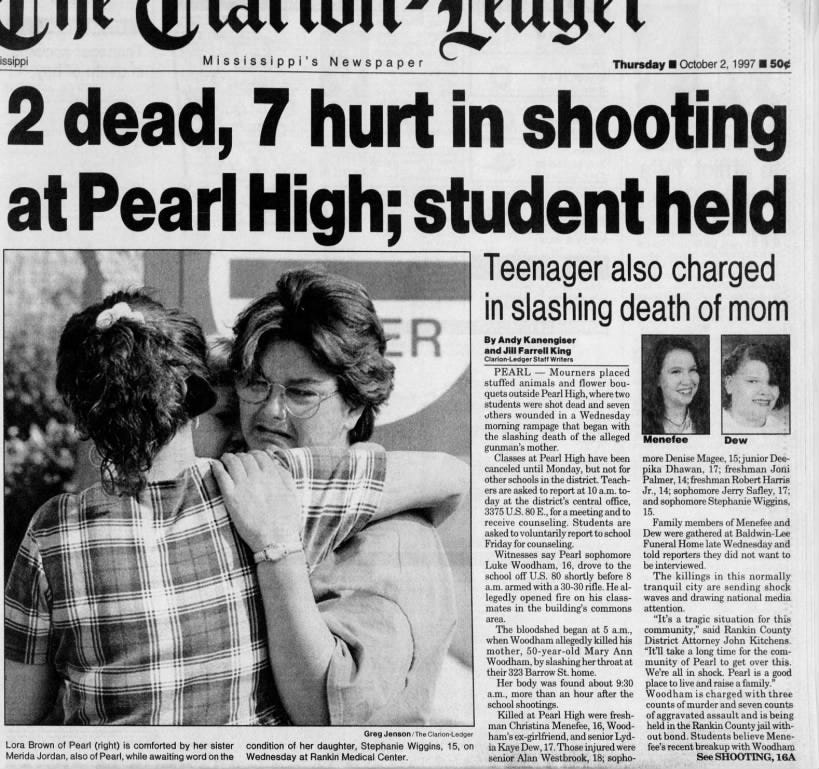 Pearl HS shooting, Oct. 1, 1997 - Newspapers.com™