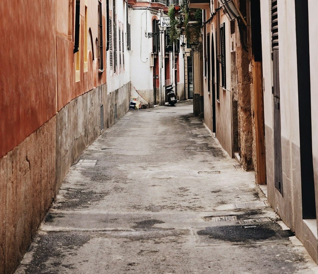 photo of brown, gray, and beige concrete pathway