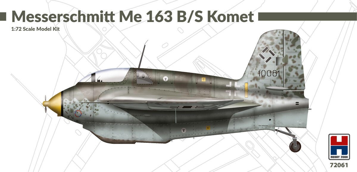 Messerschmitt Me 163 B/S Komet Hobby 2000 72061