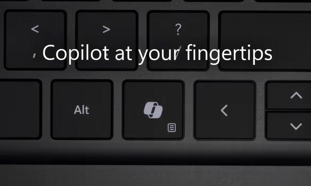 Microsoft Adds Copilot AI Button to New Surface PC Keyboards