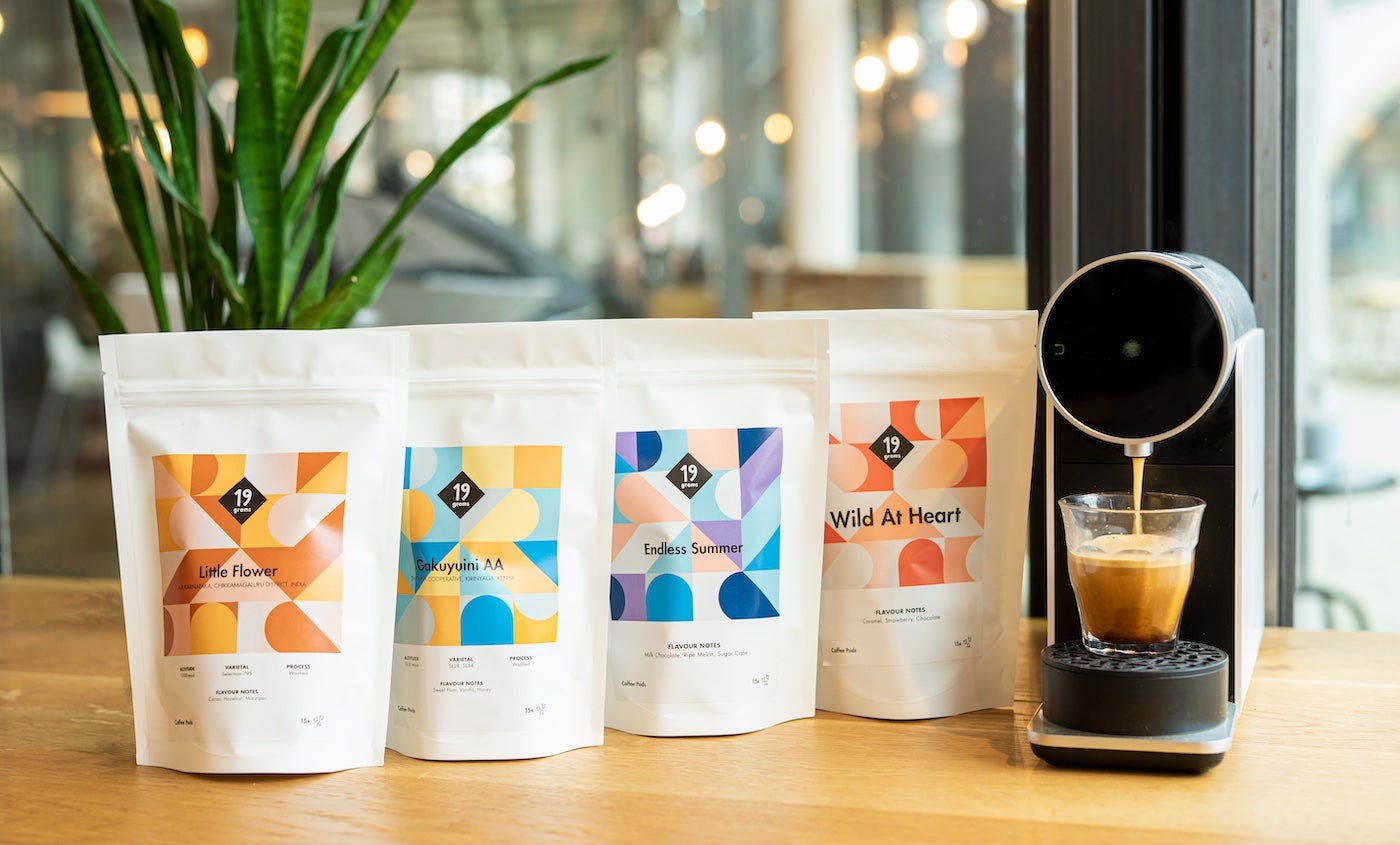 Coffee Pods | 19grams Specialty Coffee Roasters