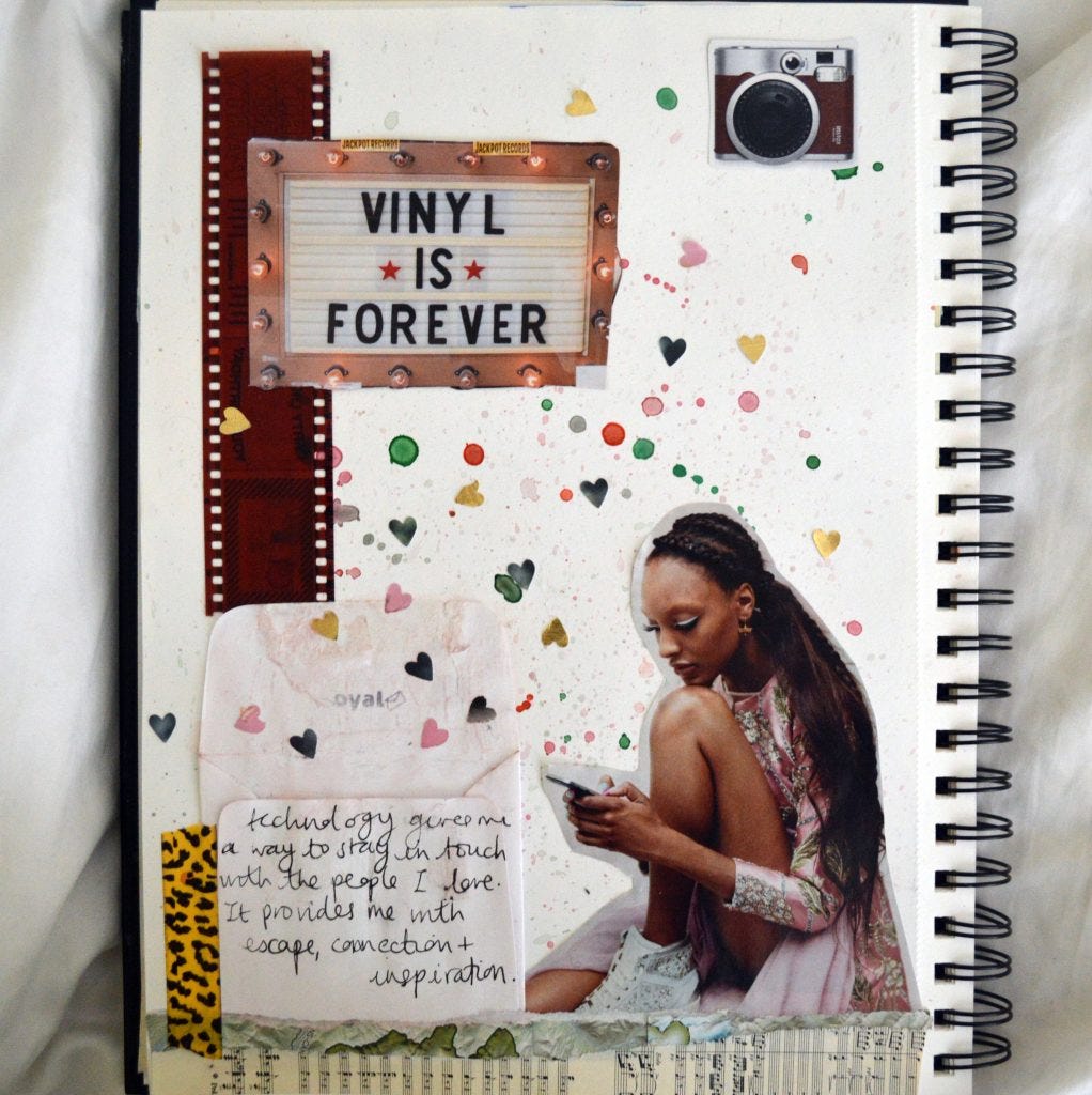 rukristin Awesome Ladies Project Scrapbook Challenges | 2.1 Storytelling: Technology Routine