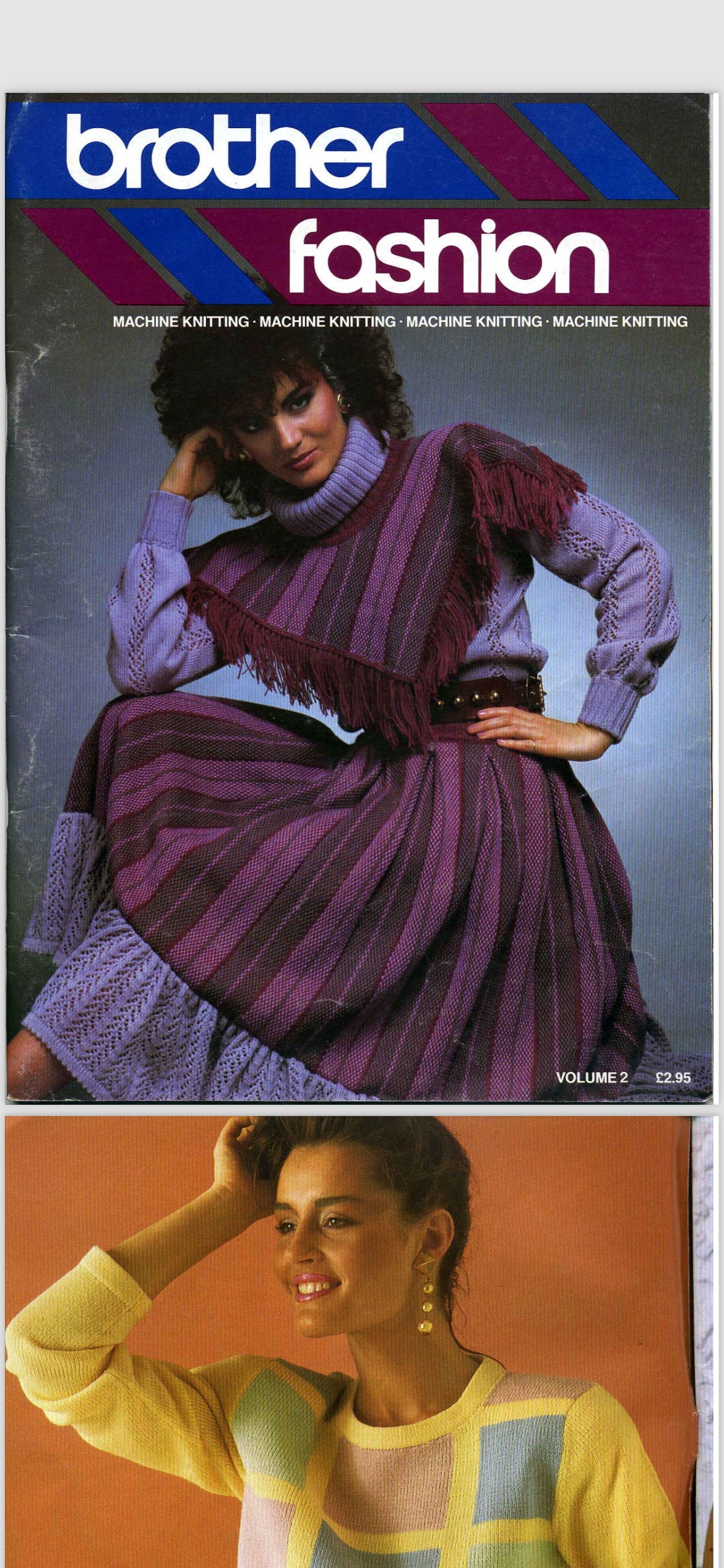 1980s Machine Knitting pattern magazine