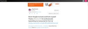 Thread reader save as PDF