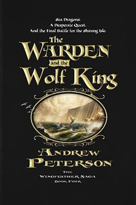 the warden and the wolf king cover, a dragon on a roaring sea