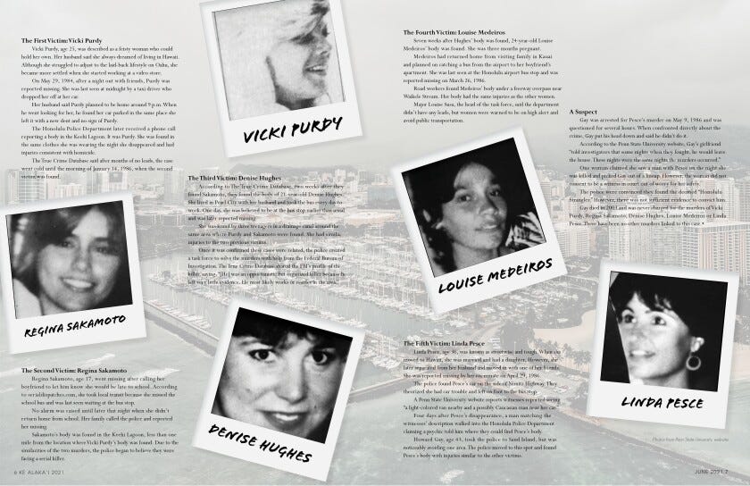 The tragic deaths of five women and an escaped murderer known as the “Honolulu  Strangler”