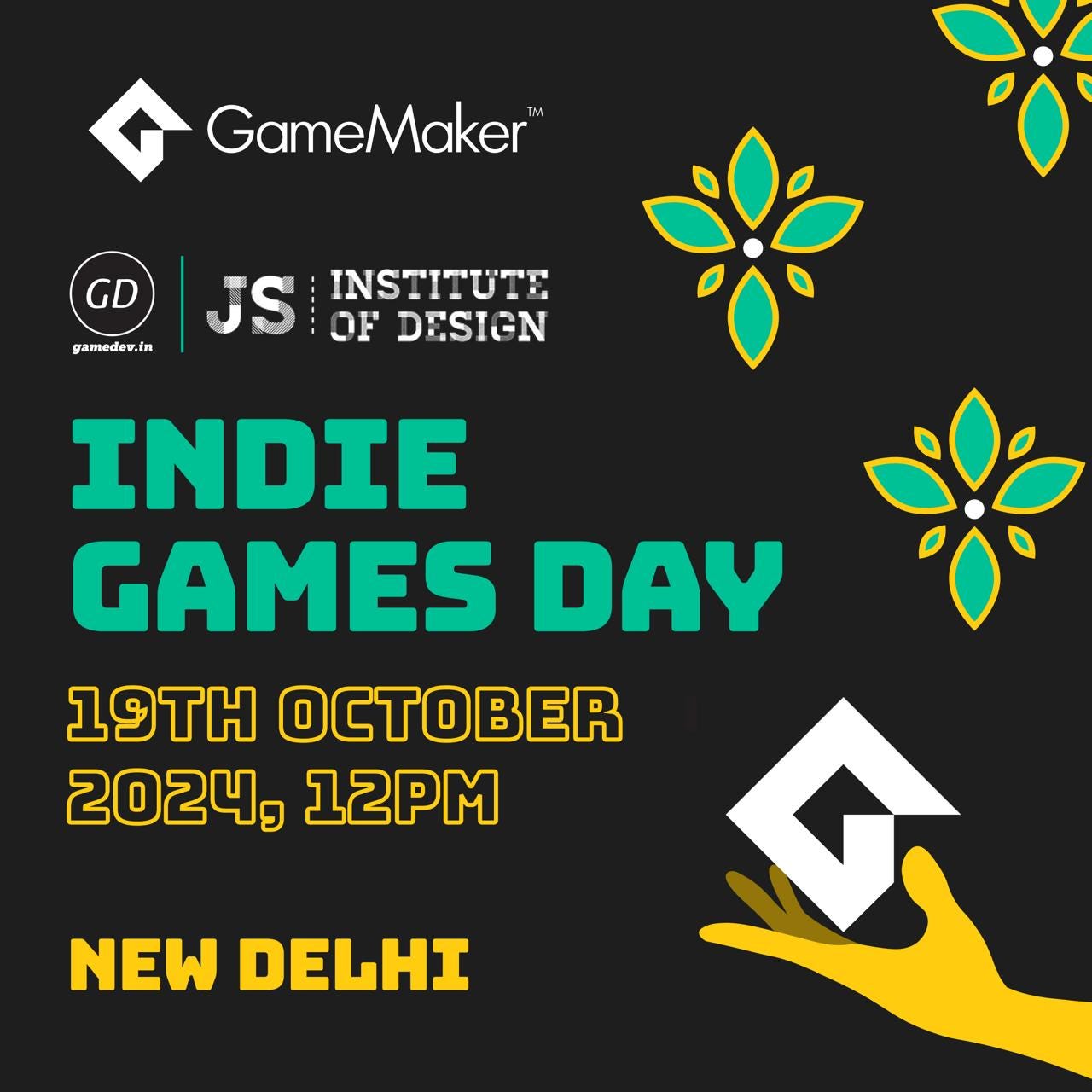 Gamemaker and gamedev.in indie games event