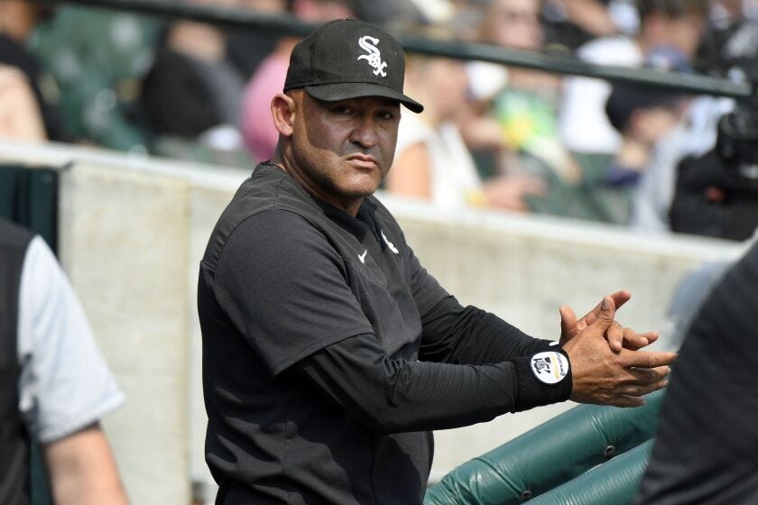 White Sox bench coach Miguel Cairo is 13-6 as acting manager of the White Sox.