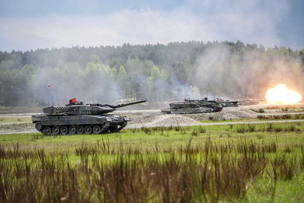 Tanks from six NATO and partner nations fire at their - PICRYL - Public  Domain Media Search Engine Public Domain Search