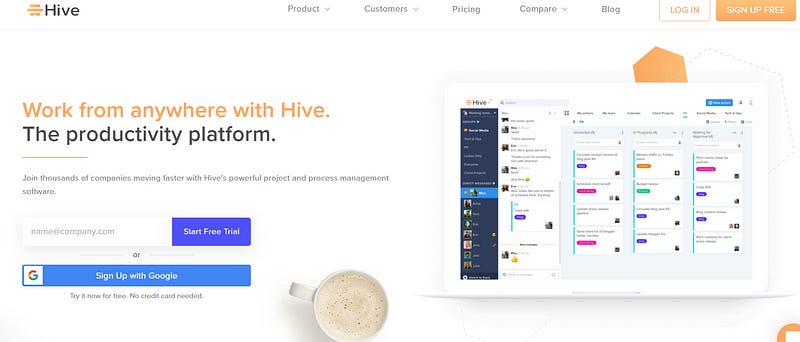 Hive — the best project management tool