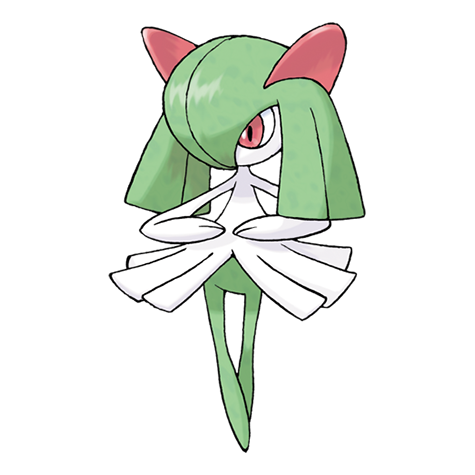 Official artwork of Kirlia, Danior's favourite Pokémon
