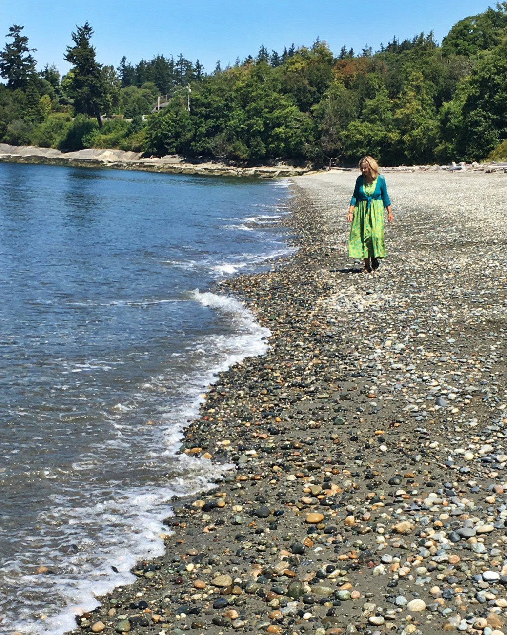 Joanna beach walking