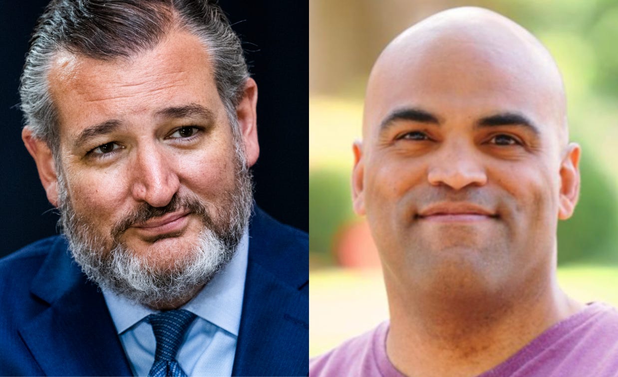 Ted Cruz and Colin Allred