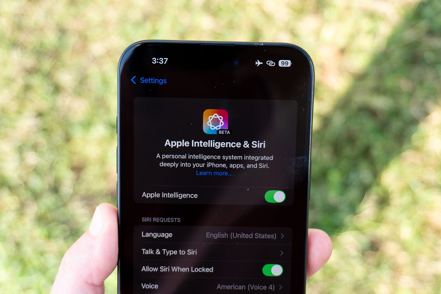 Apple Intelligence on iPhone 16 Plus