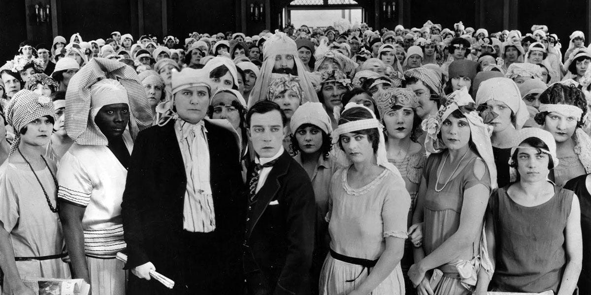 Seven Chances' (1925) — a Buster Keaton Caper That Cannot be Denied | by  Will-derness | 1001: A Film Odyssey with Will and Sam | Medium