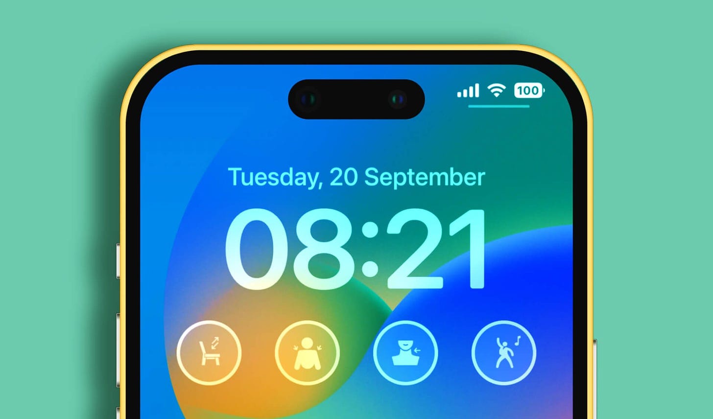 Launch your favorite Wakeouts right from the Lock Screen