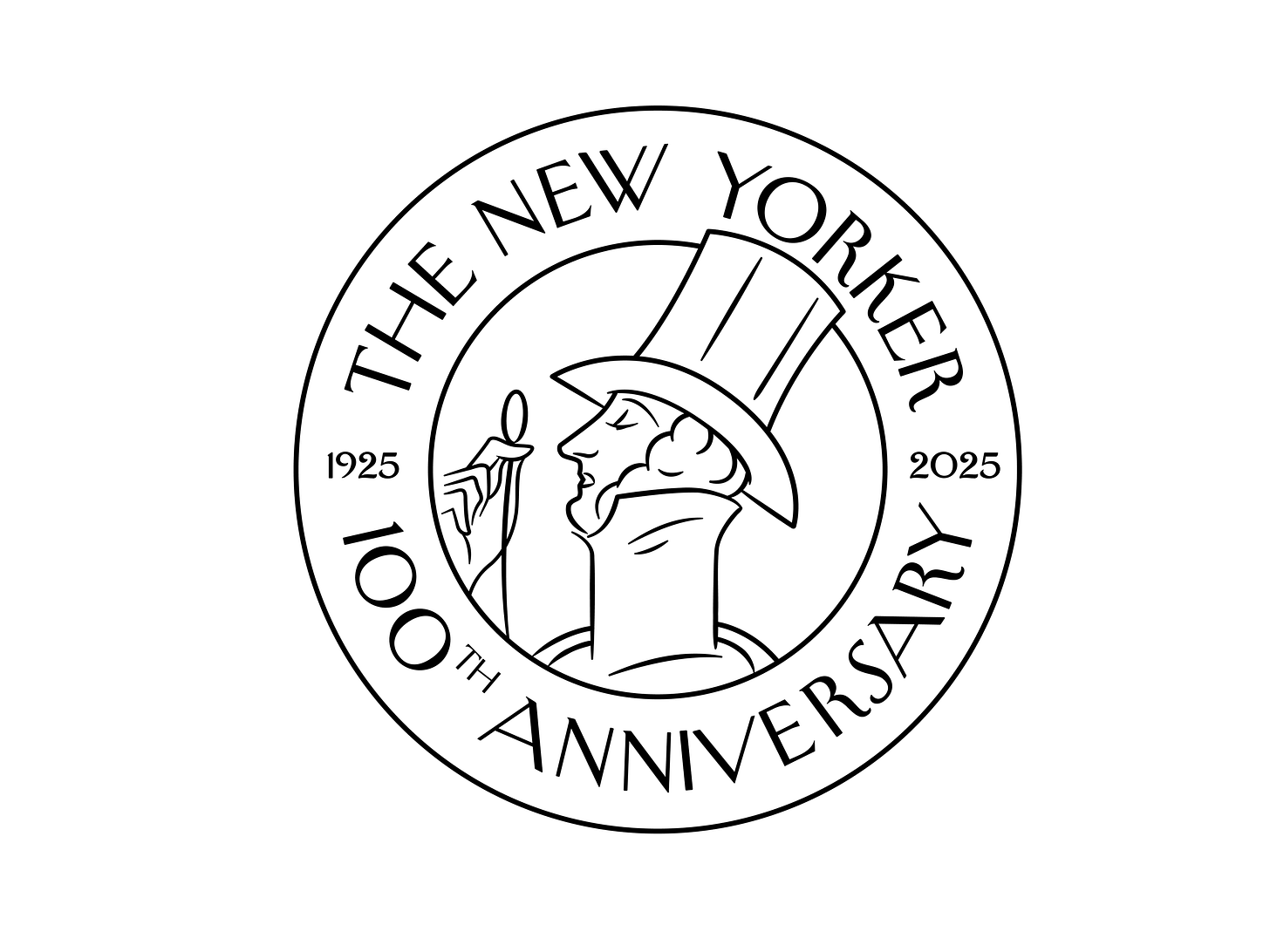 The New Yorker 100th Anniversary Seal