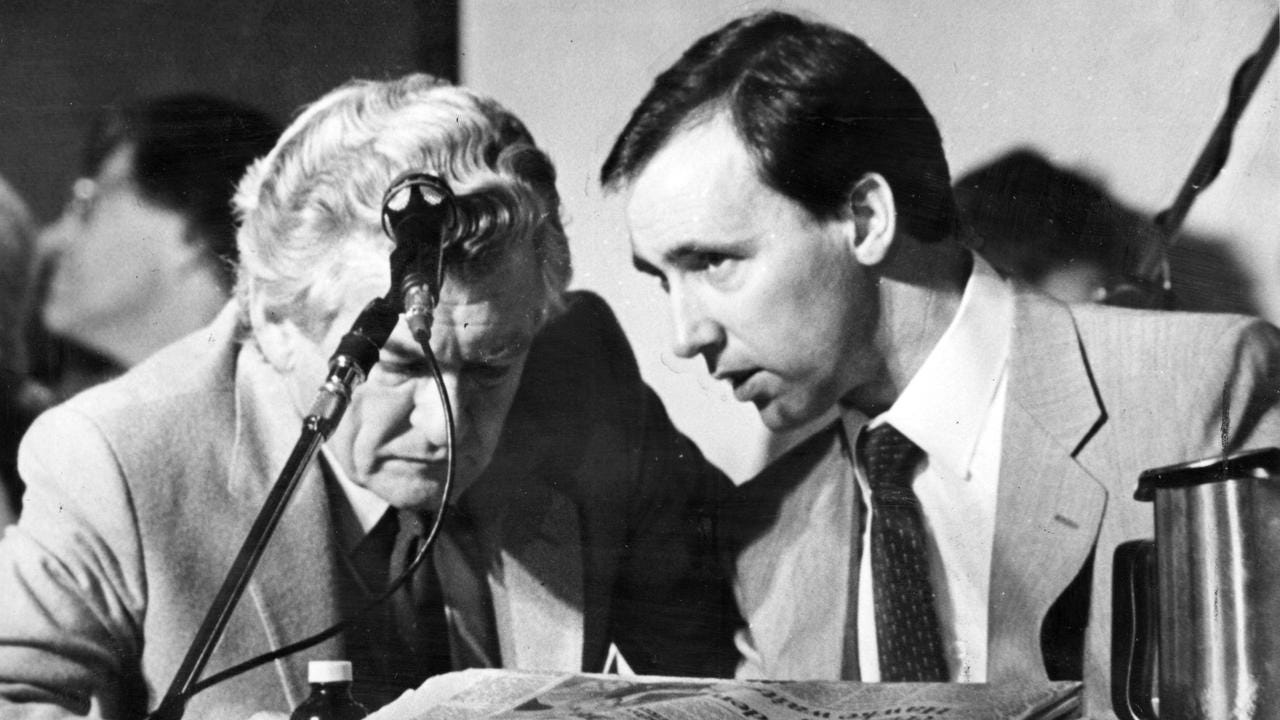 The ACTU and the Hawke/ Keating government combined in 1987 to set out an “Australia Reconstructed” strategy document that included the establishment of a “hive”. Pic Alan Porritt.