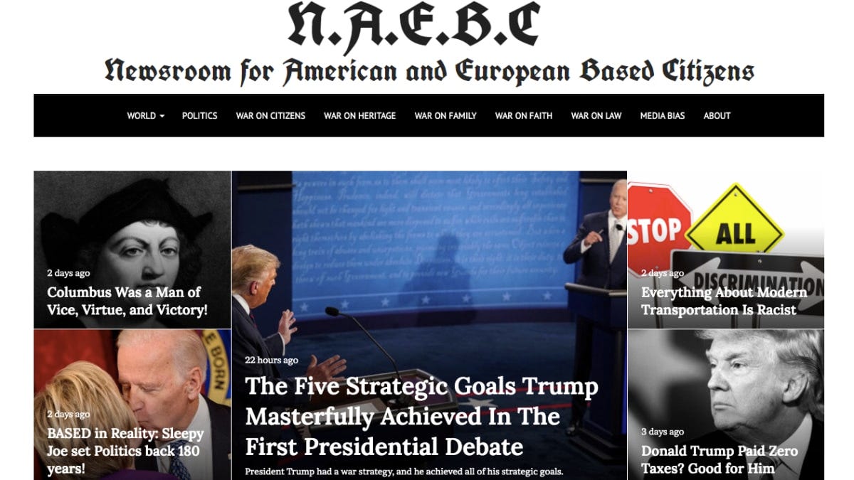 NAEBC, Right-Wing Trumpist News Site, Busted as Putin Troll Farm Operation