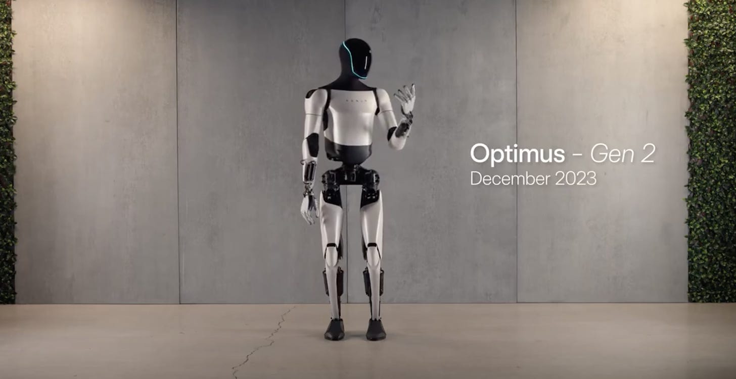 Tesla unveils Optimus Gen 2: its next generation humanoid robot | Electrek