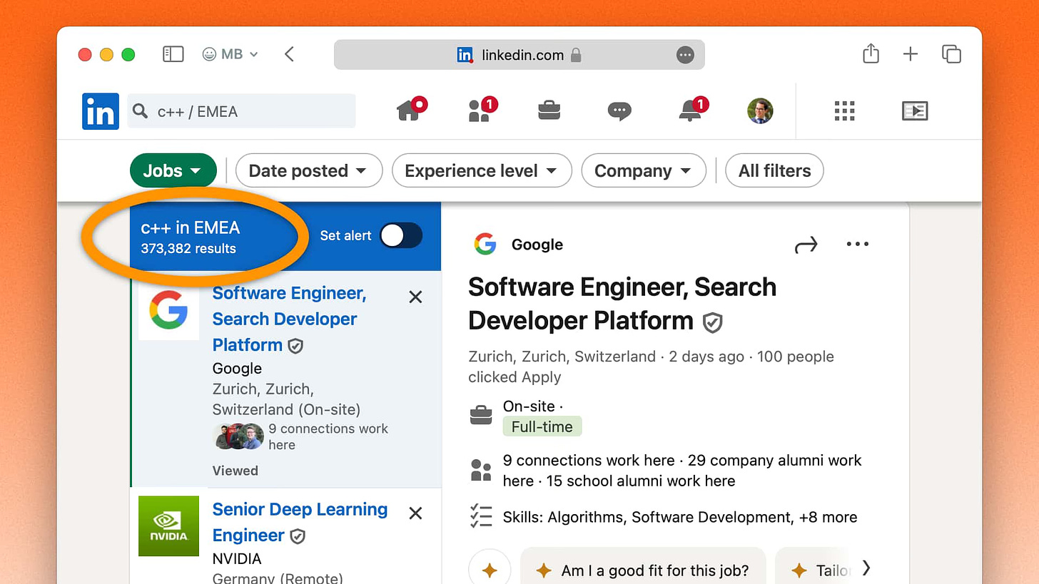 LinkedIn C++ jobs in EMEA - 373,382 results