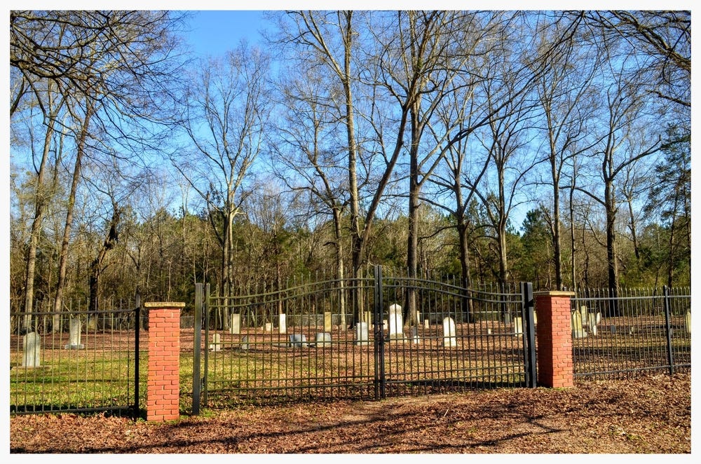 Bethel Cemetery gate, Pintlala, Montgomery County, Alabama
