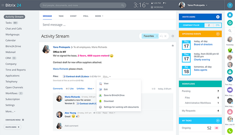 bitrix24 — agile project management tools