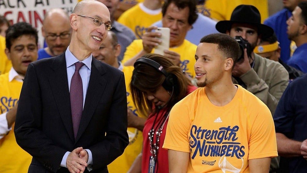 Adam Silver looking to prevent NBA super teams aka Golden State Warriors 2016 images