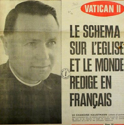 Mgr Pierre Haubtmann Mgr Pierre Haubtmann