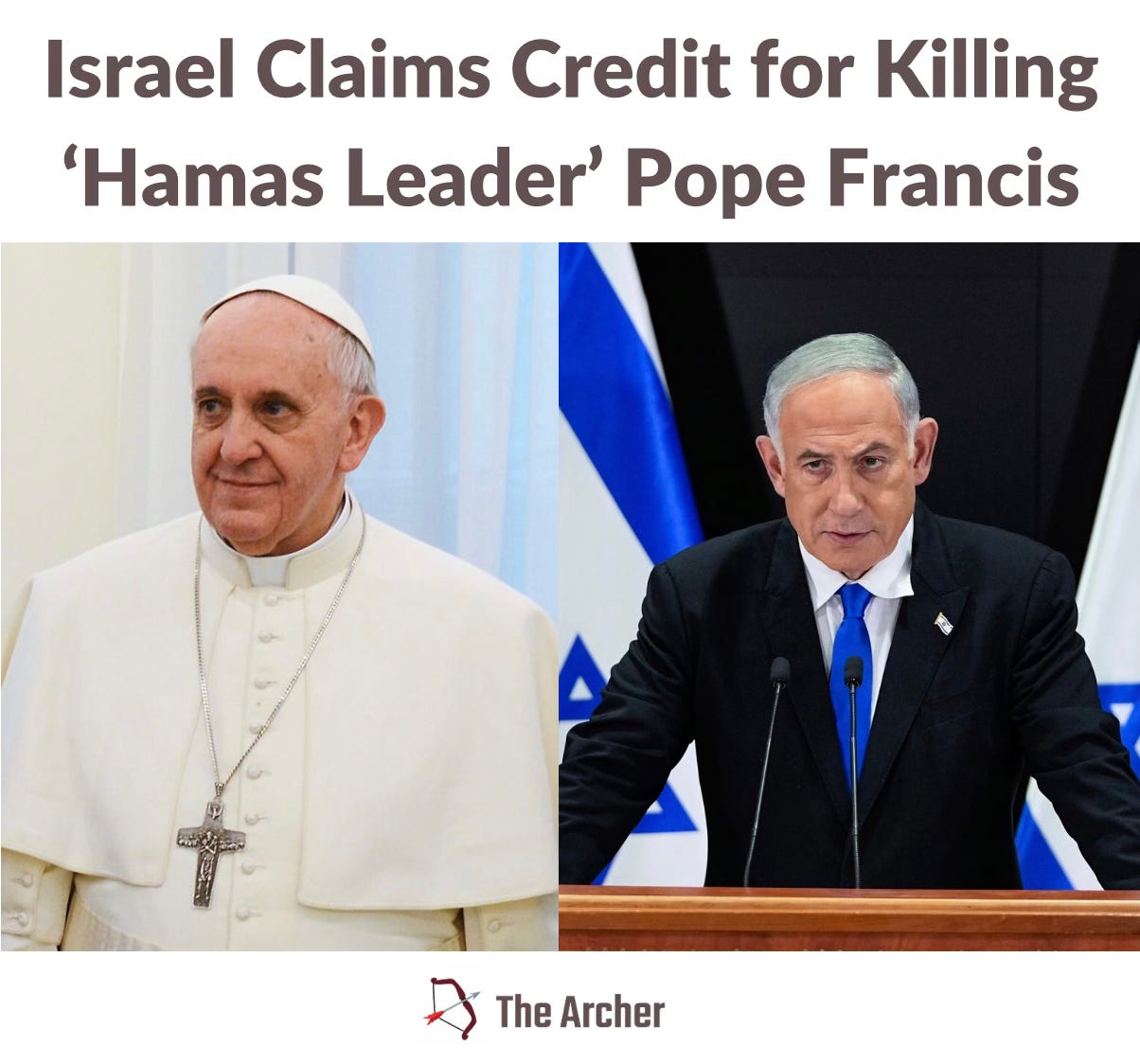 Israel Claims Credit for Killing ‘Hamas Leader’ Pope Francis