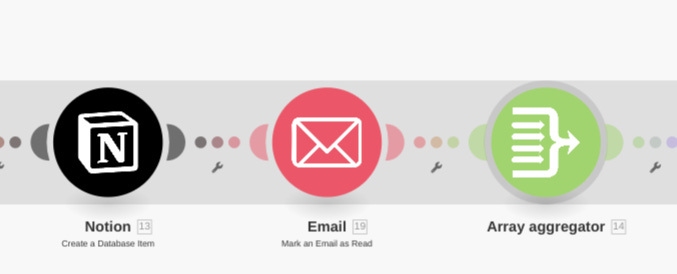  Notion, Email and Array aggregator modules