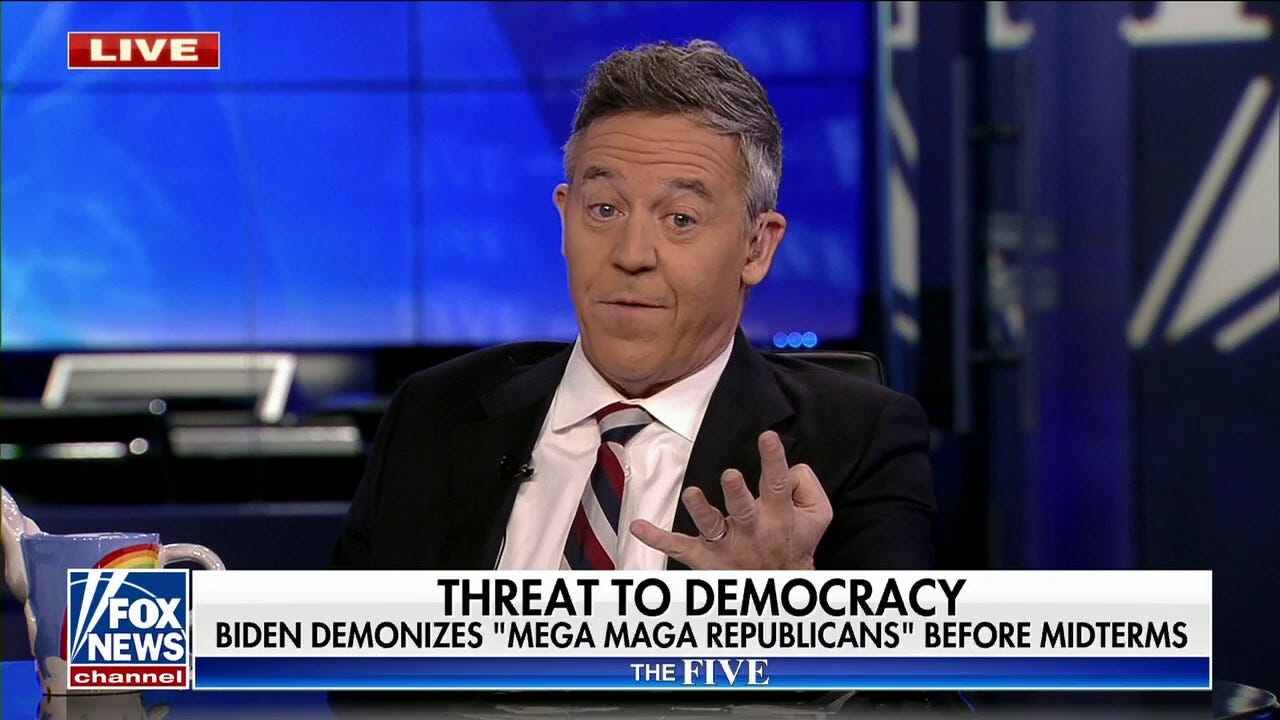 Greg Gutfeld: When they say 'threat to democracy,' they mean 'threat to  Democrats' | Fox News Video