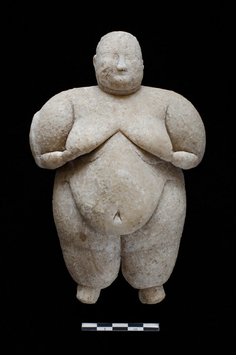 ancient limestone goddess figurine ancient limestone goddess figurine