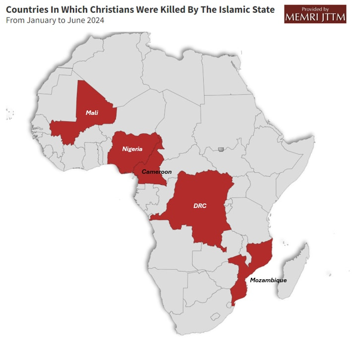 Um mapa da África com países/regiões vermelhosDescrição gerada automaticamente