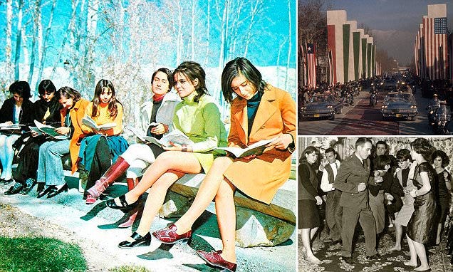 Iran before the revolution shows a stunning contrast | Daily Mail Online