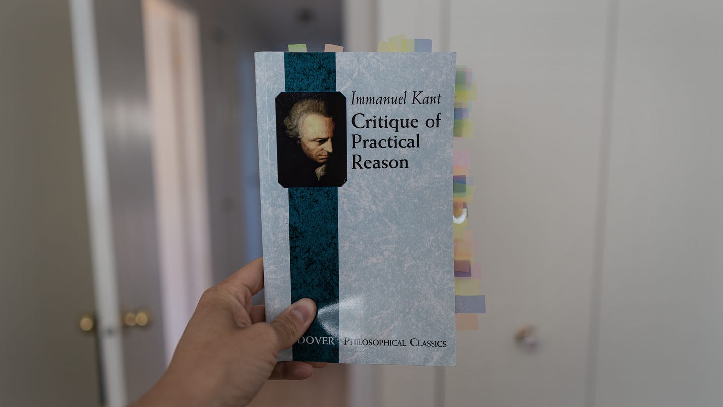 Critique of Practical Reason - Kant
