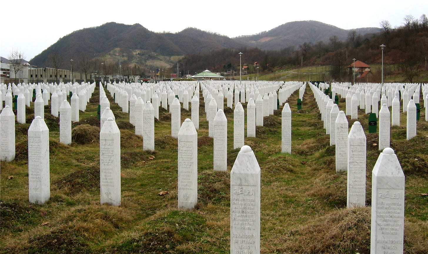 File:Srebrenica massacre memorial gravestones 2009 1.jpg - Wikimedia Commons