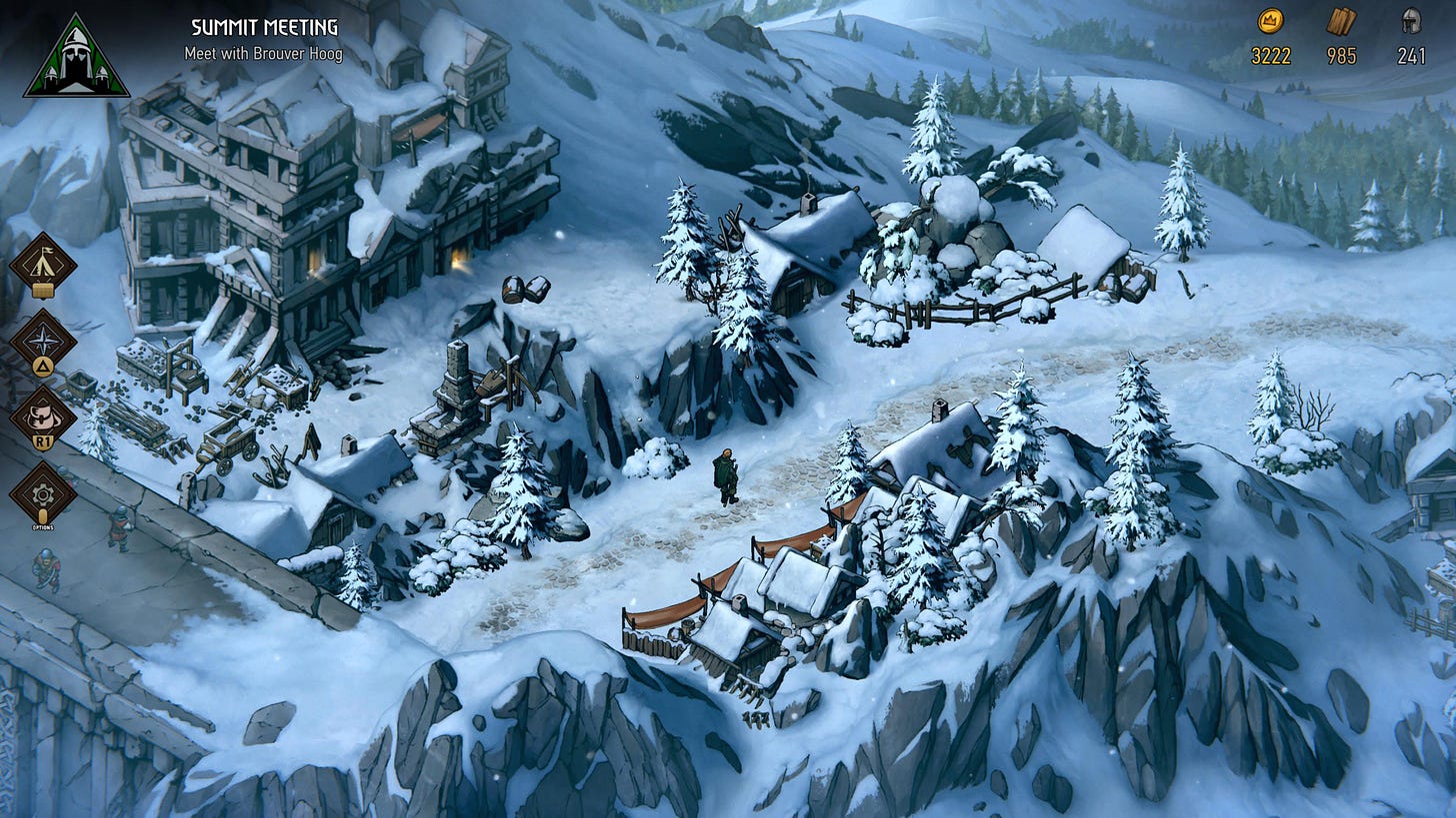 Ένας χάρτης στο Thronebreaker: The Witcher Tales