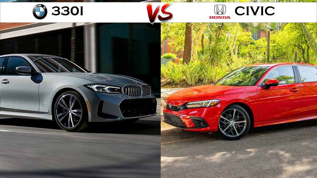 2022 BMW 33Oi VS Honda Civic 2022 Specs Comparison - YouTube