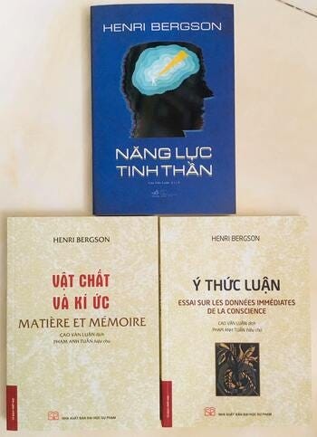 Combo Henri Bergson: Năng Lực Tinh Thần, Vật Chất và Ký Ức, Ý Thức Luận