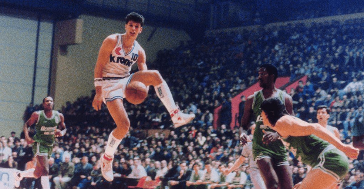 THE LATE GREAT DRAZEN PETROVIC ONCE scored 112 points in a single game -  Basketball Network - Your daily dose of basketball